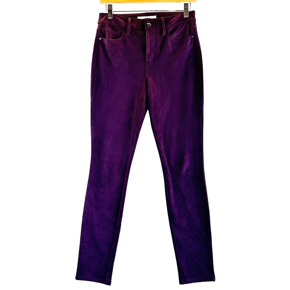 Sam Edelman Pants Womens Size 0 25 Burgundy The Stiletto High Rise Skinny Ankle